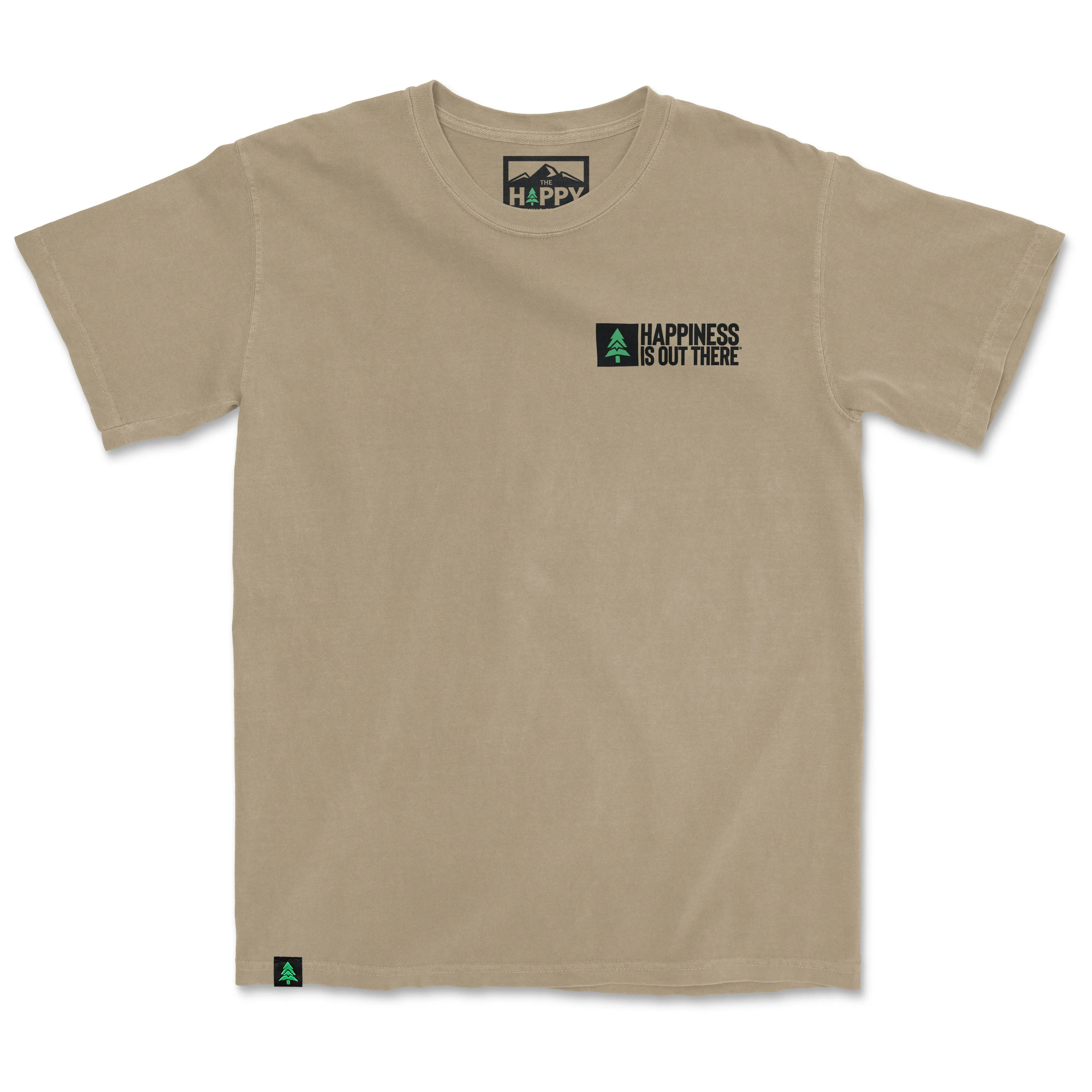 Happiness Is Out There Nature-Dyed Tee