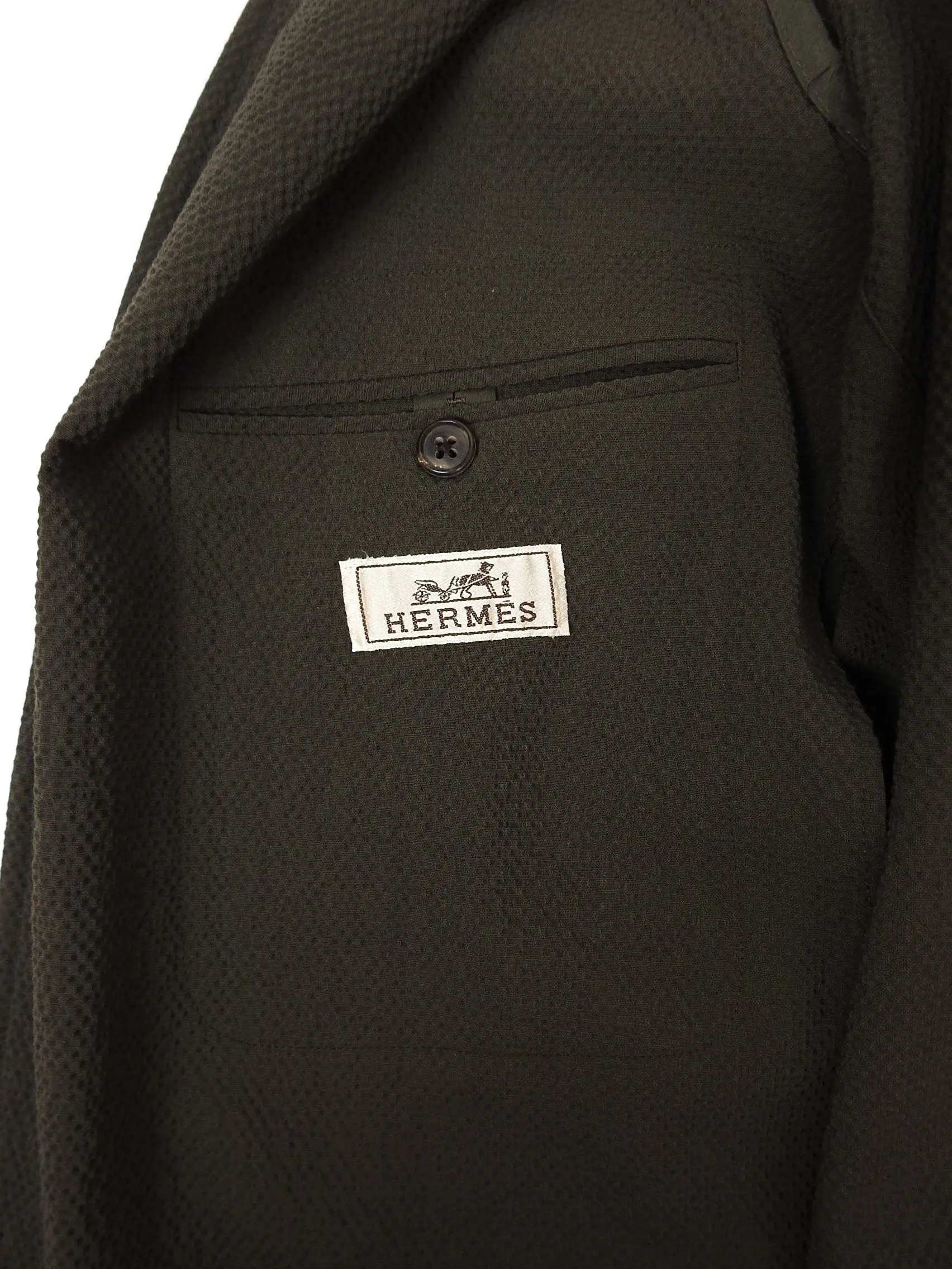 Hermes Lightweight Wool Blazer Size 50