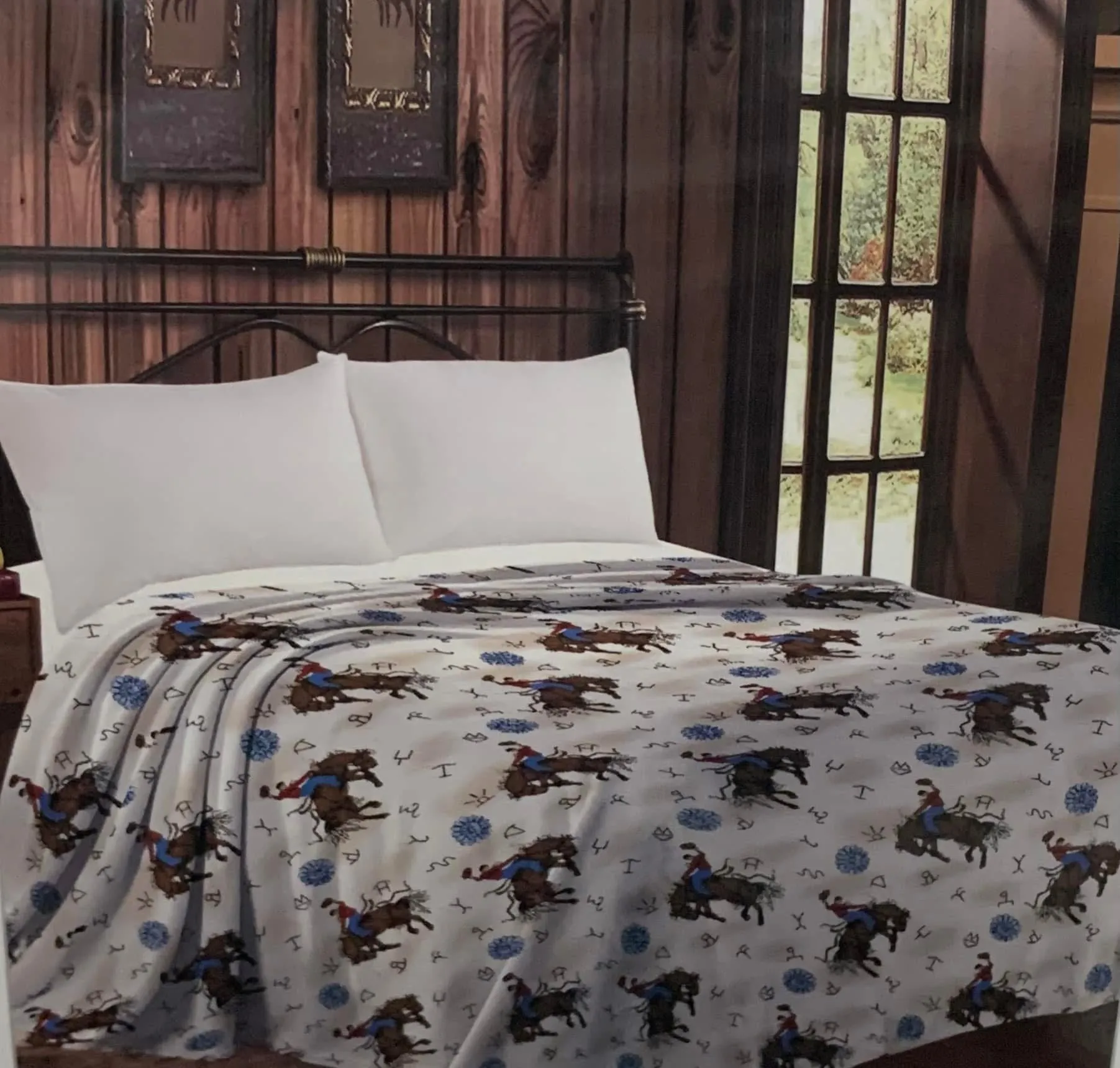 HUGE King Southwest LUXURY flannel BLANKET