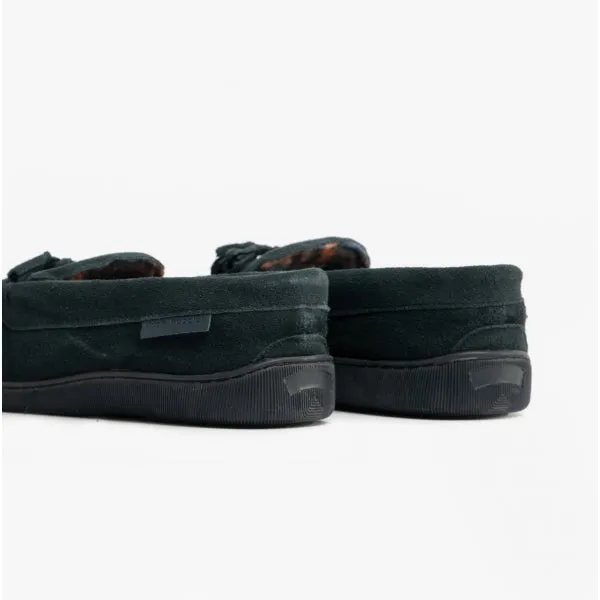 Hush Puppies LINUS Mens Suede Moccasins Navy
