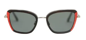 Kona / Metal x Wood Sunglasses / Ebony / Polarized Lenses