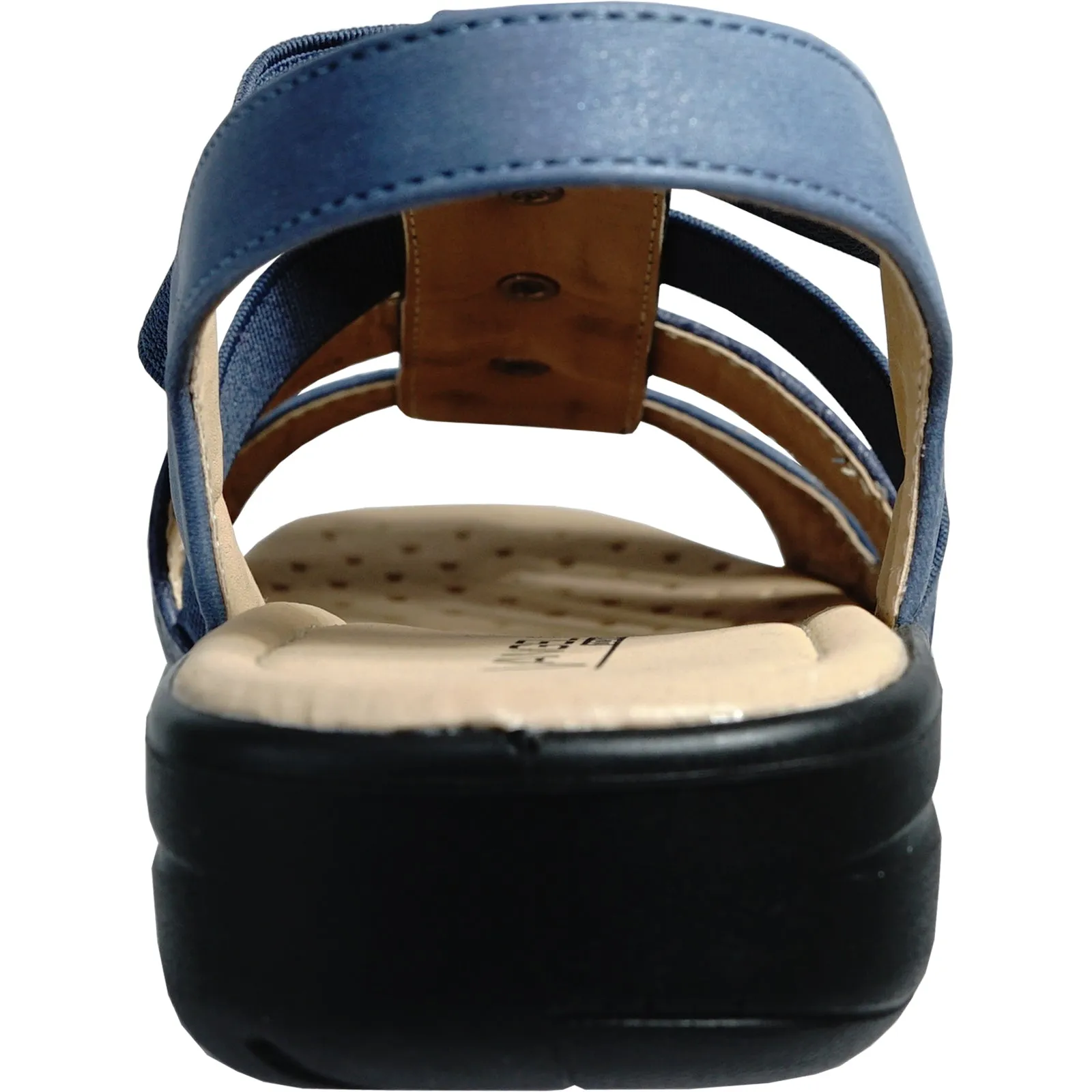 kozi Women Sandal OY5126 Comfort Wedge Sandal Navy