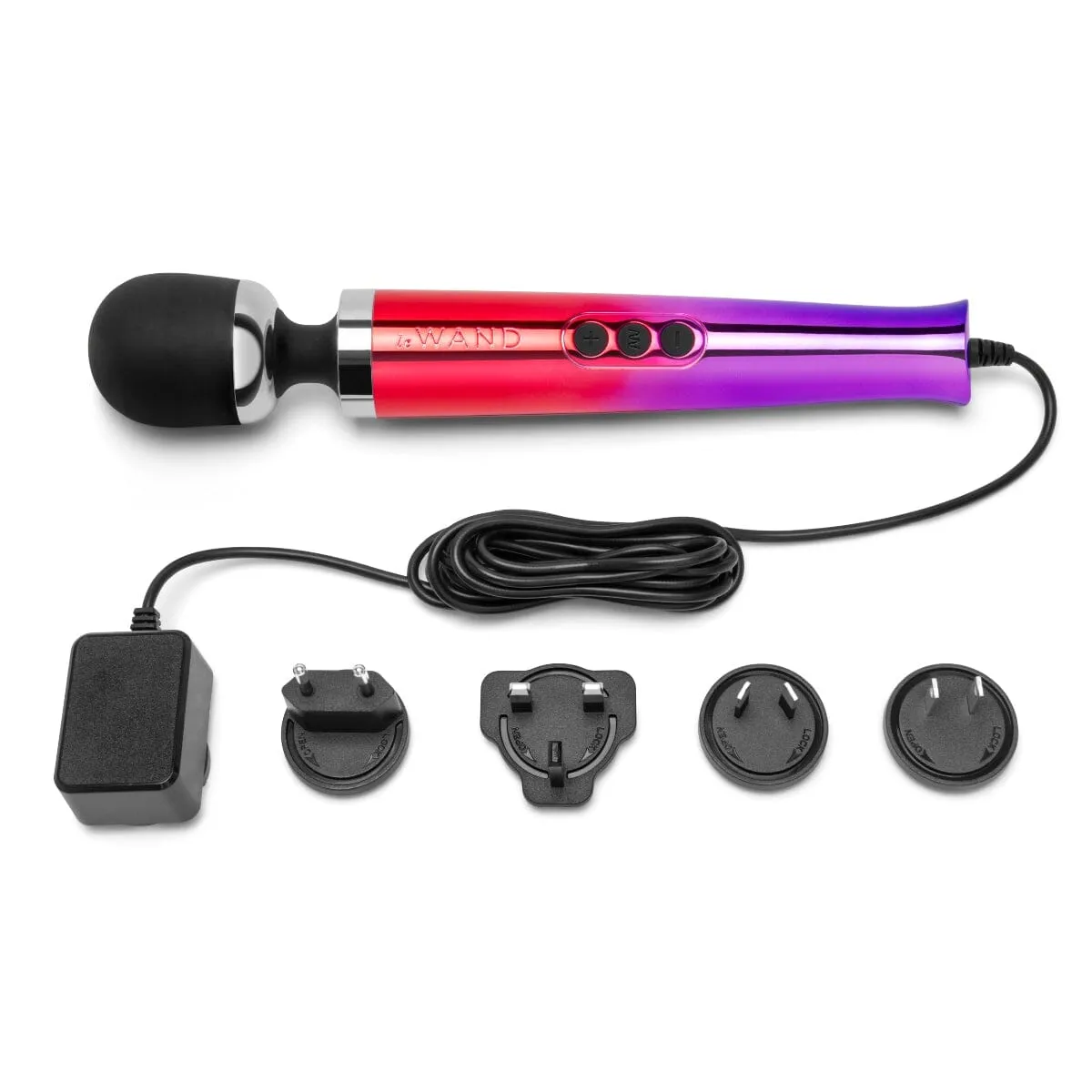 Le Wand Ombre Diecast Luxury Vibrating Massager – Ergonomic Design & Chic Silver Finish