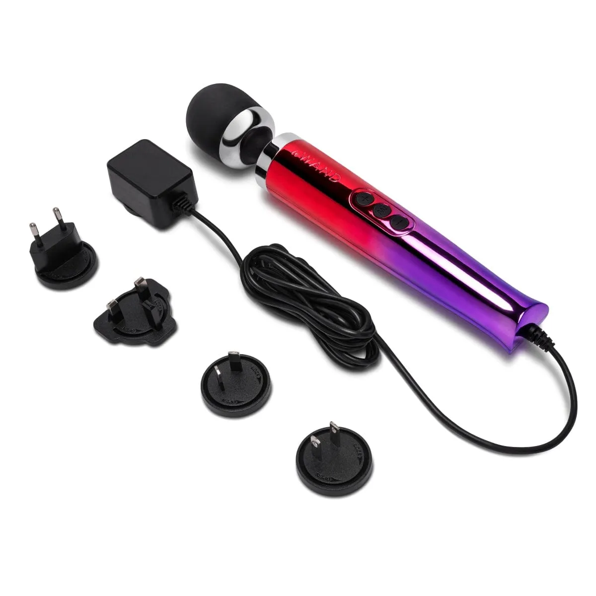 Le Wand Ombre Diecast Luxury Vibrating Massager – Ergonomic Design & Chic Silver Finish