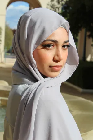 Light Gray Instant Chiffon