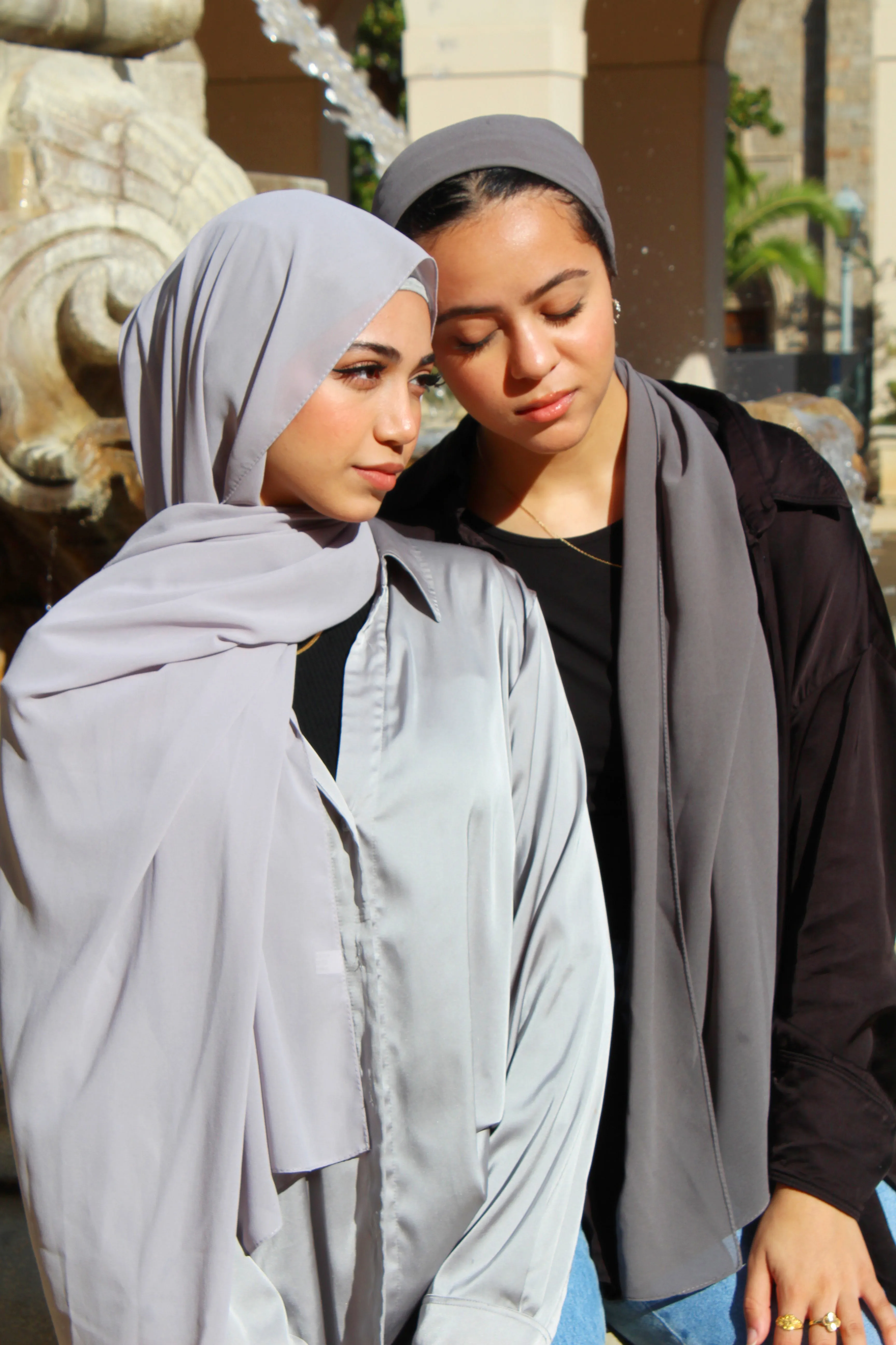 Light Gray Instant Chiffon