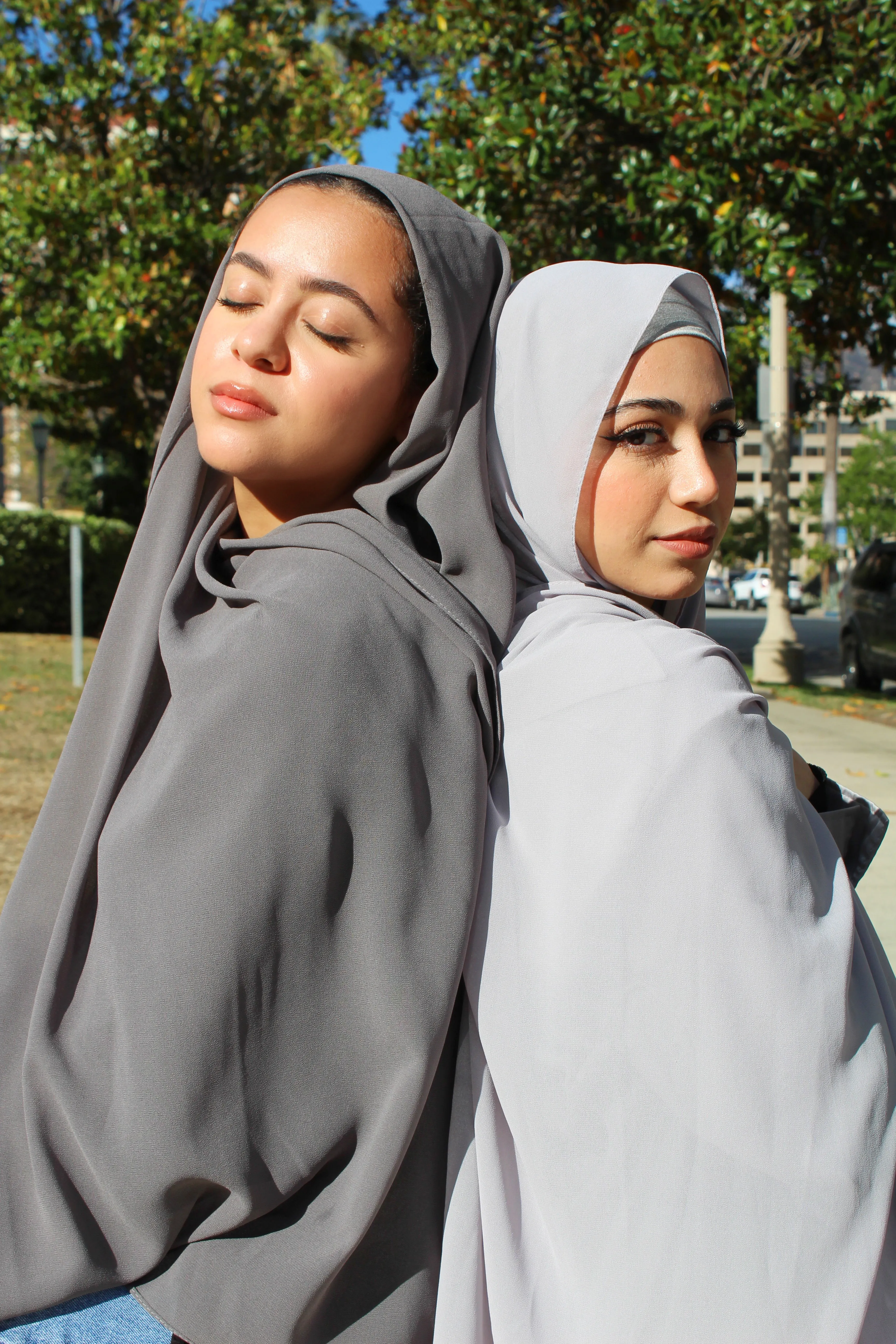 Light Gray Instant Chiffon