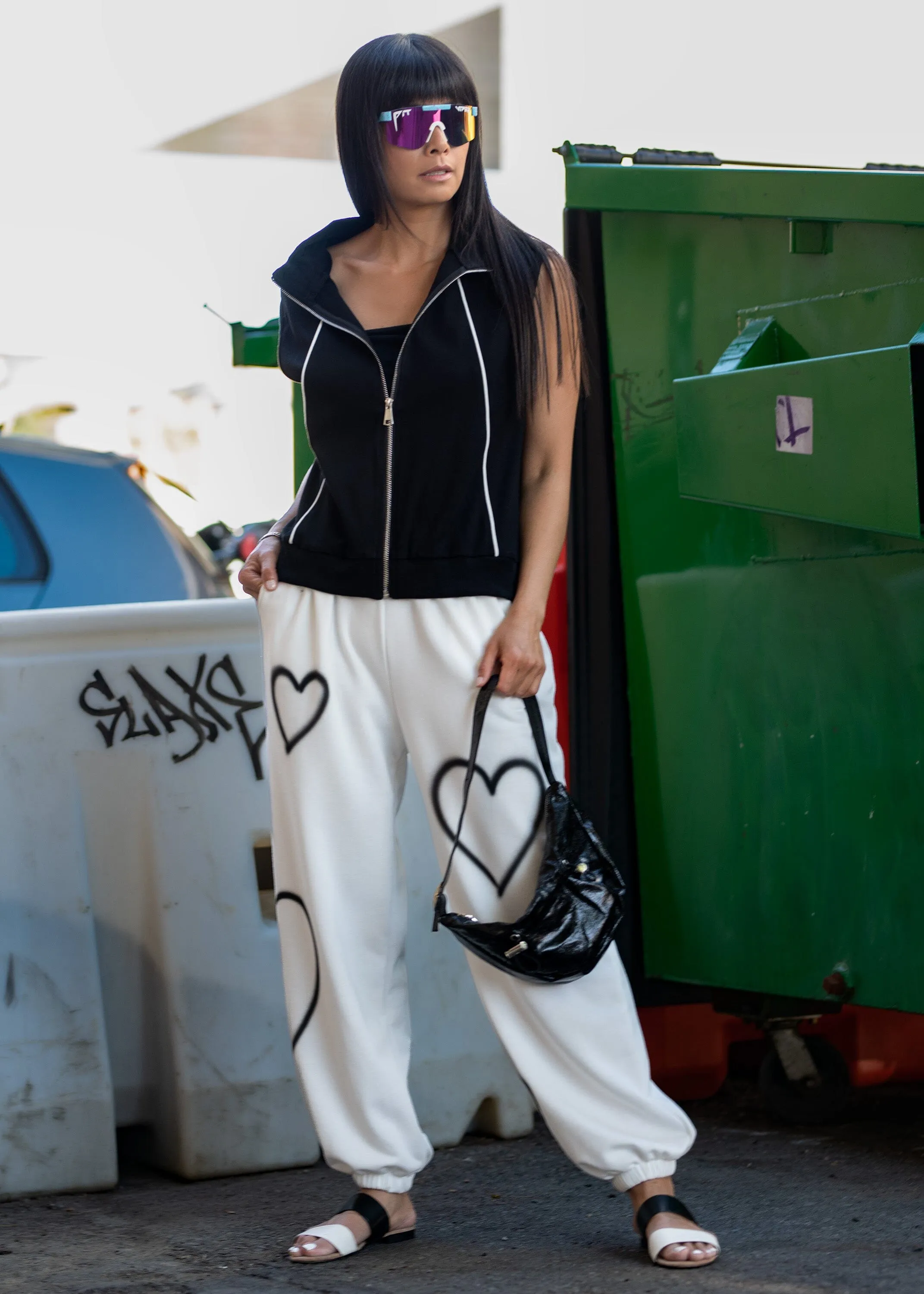 Lightweight Contrast Zip Vest