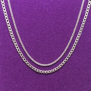 Lightweight Flat-Link Cuban Chain 14K