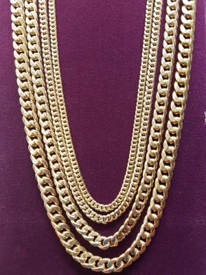 Lightweight Miami Cuban Link Chain - Box Lock (10K)