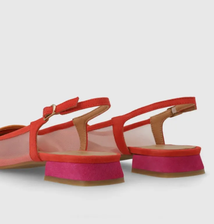 Lodi - BRO5264 Red Multi Sling Back