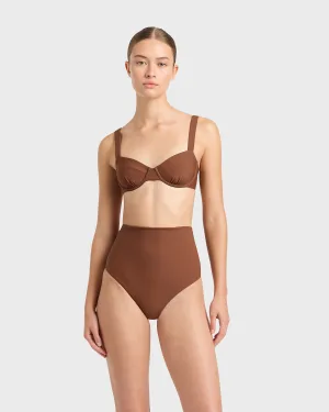 Lori Bikini Top - Cocoa