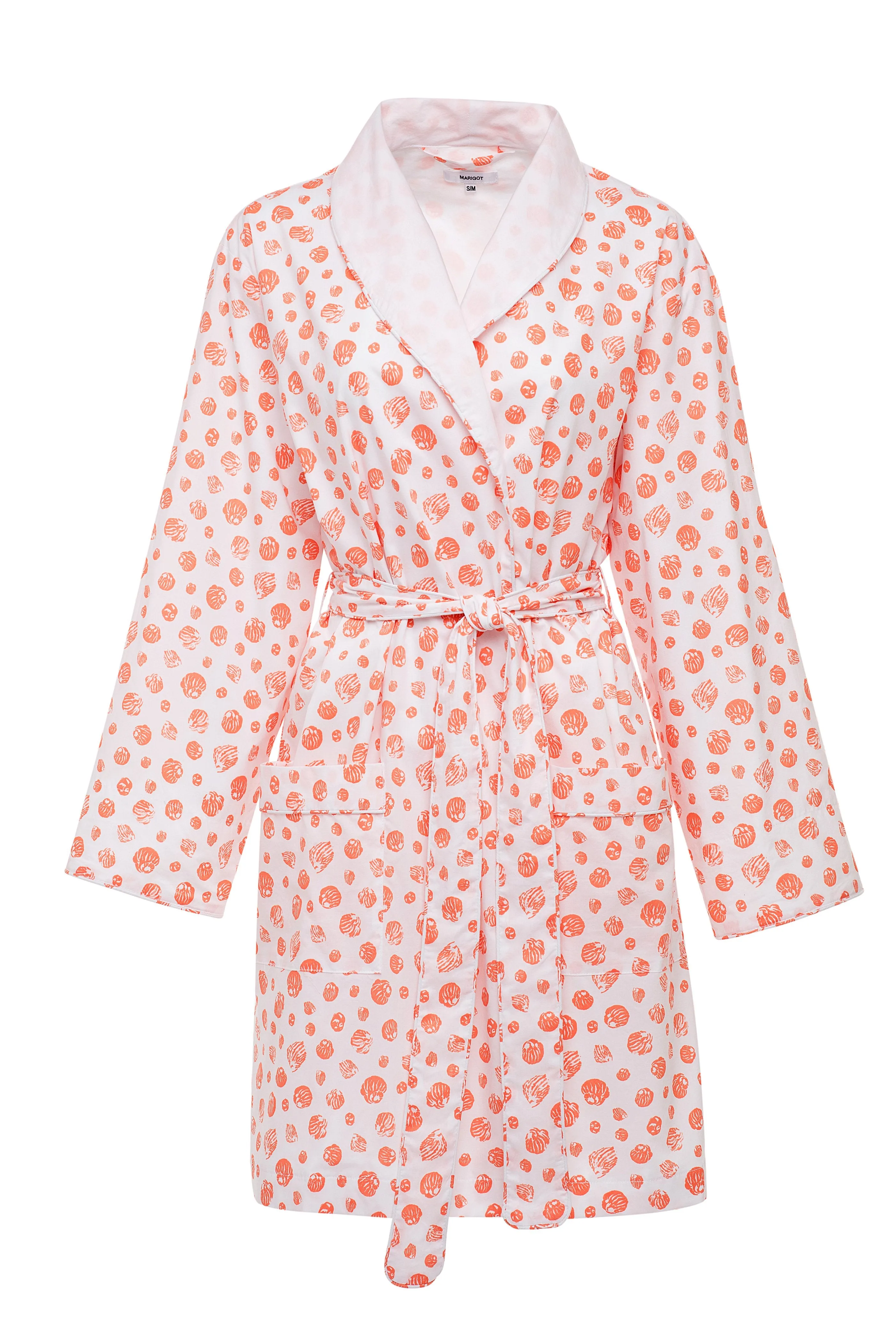 Lorient Block Print Lightweight Robe