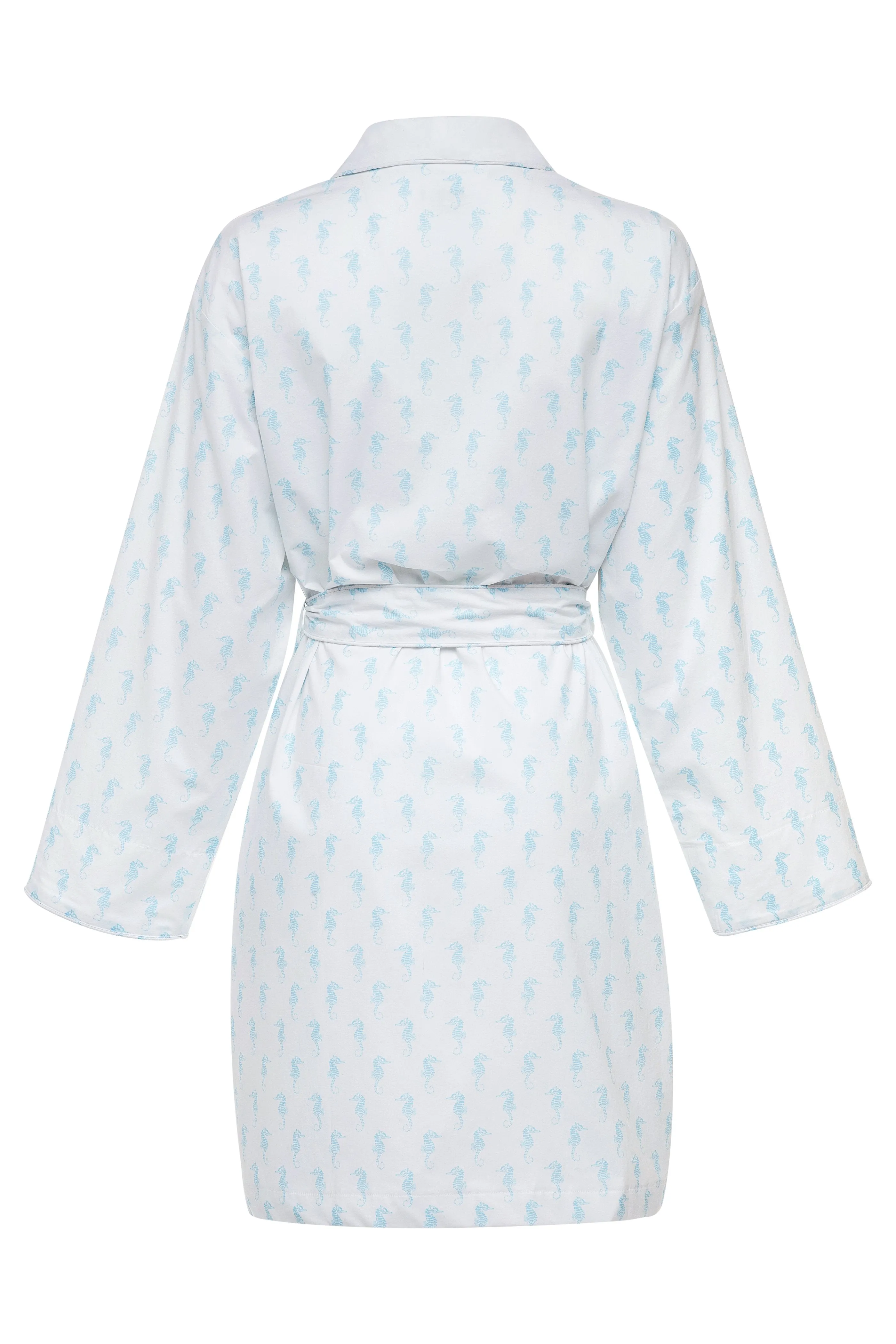 Lorient Block Print Lightweight Robe