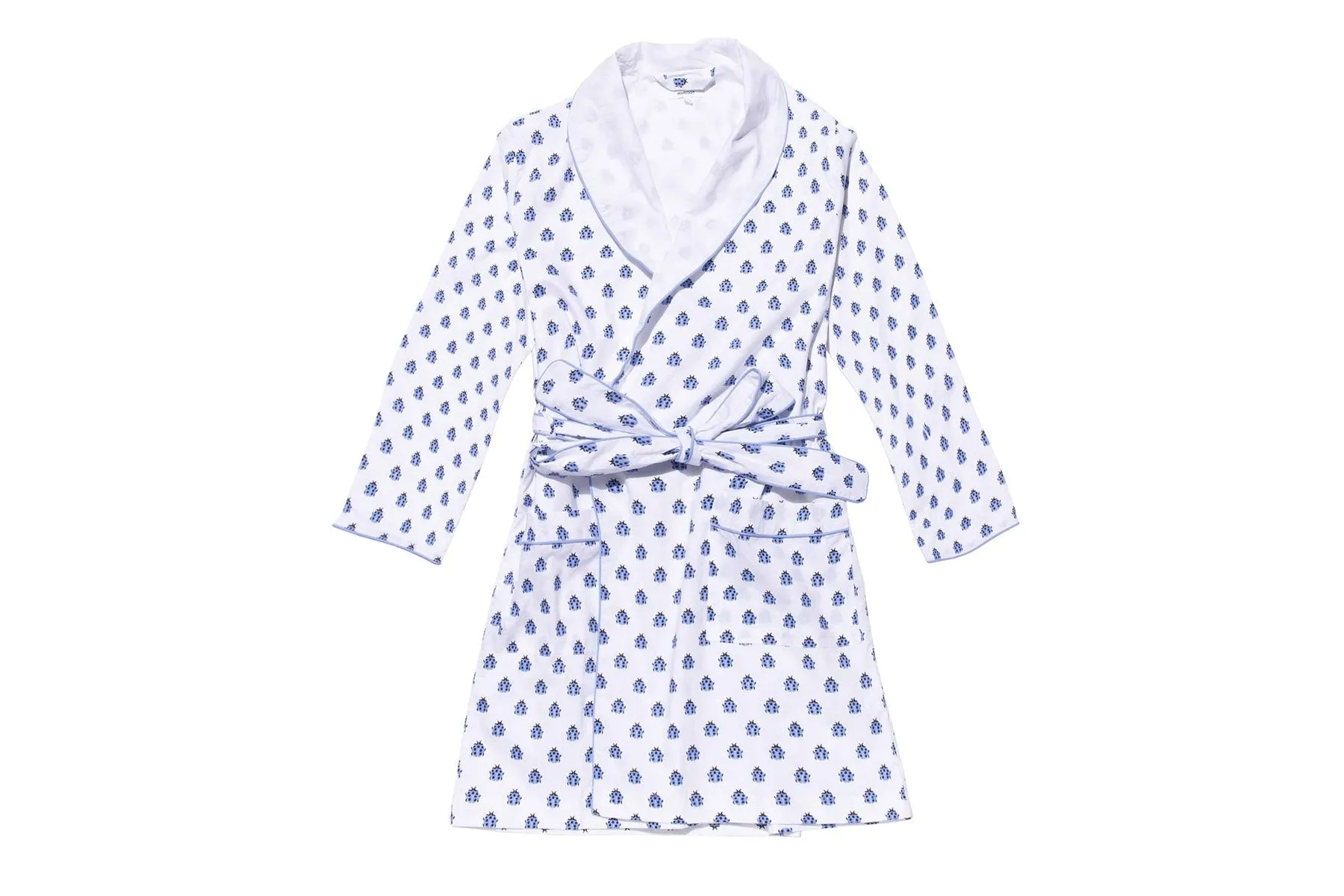 Lorient Block Print Lightweight Robe