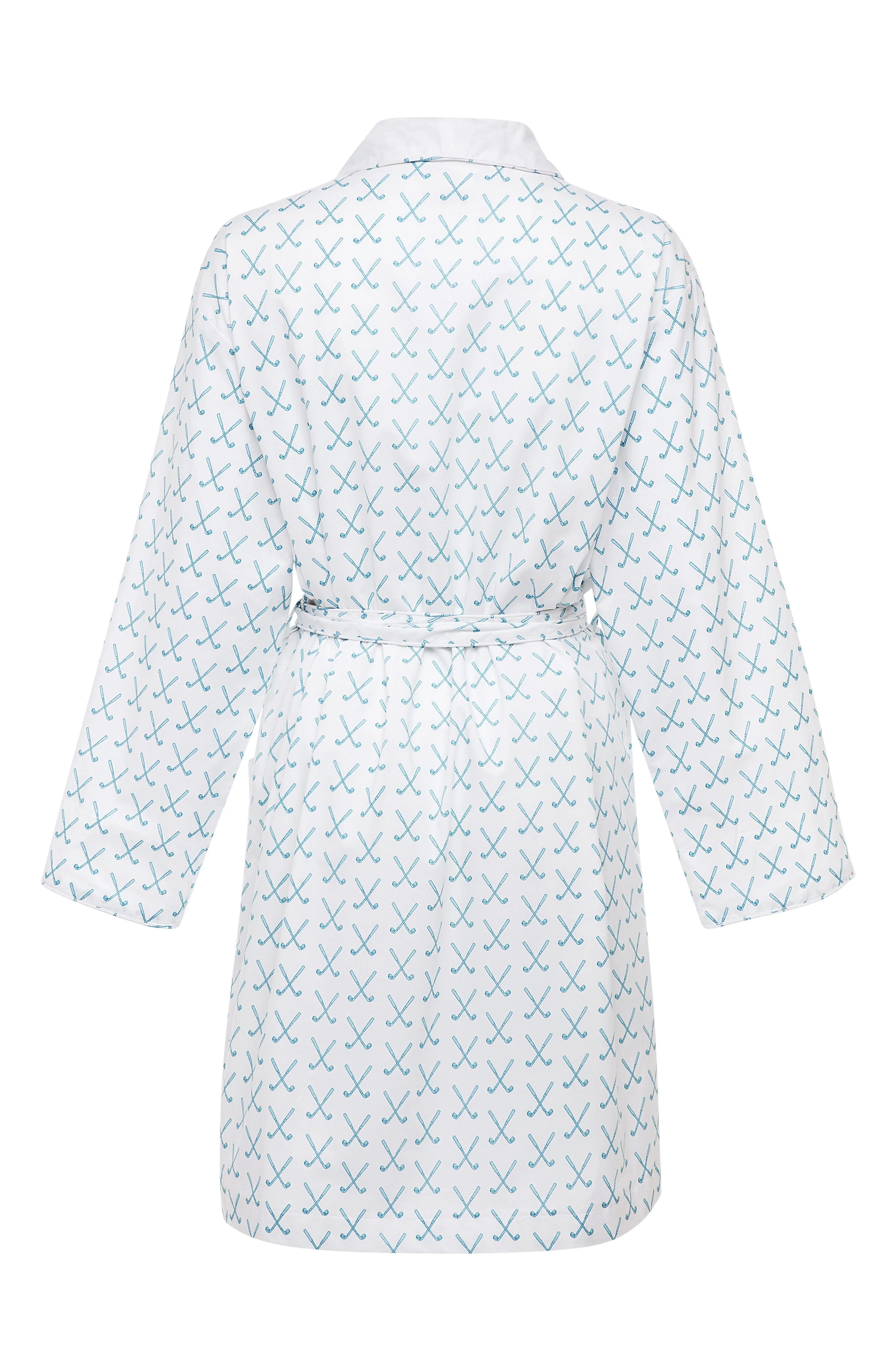 Lorient Block Print Lightweight Robe