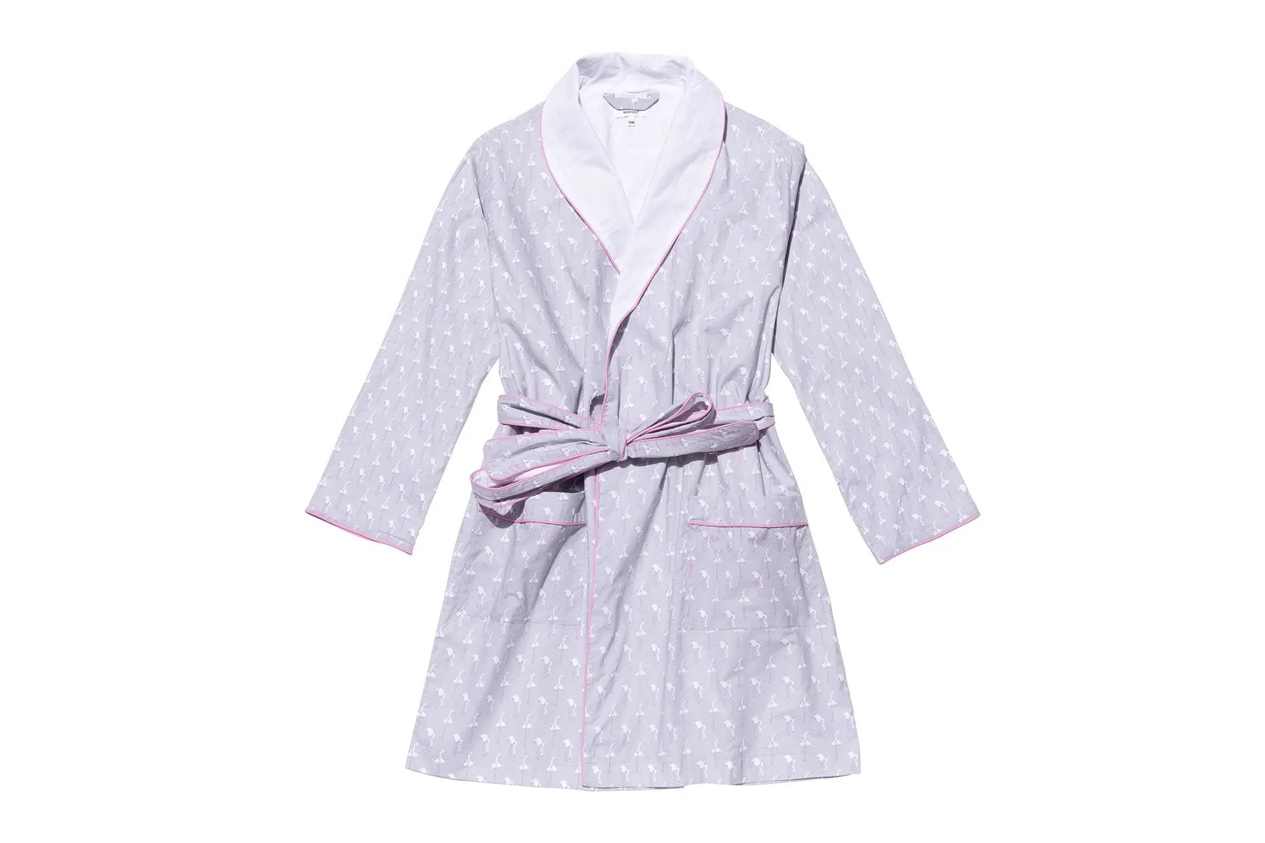 Lorient Block Print Lightweight Robe