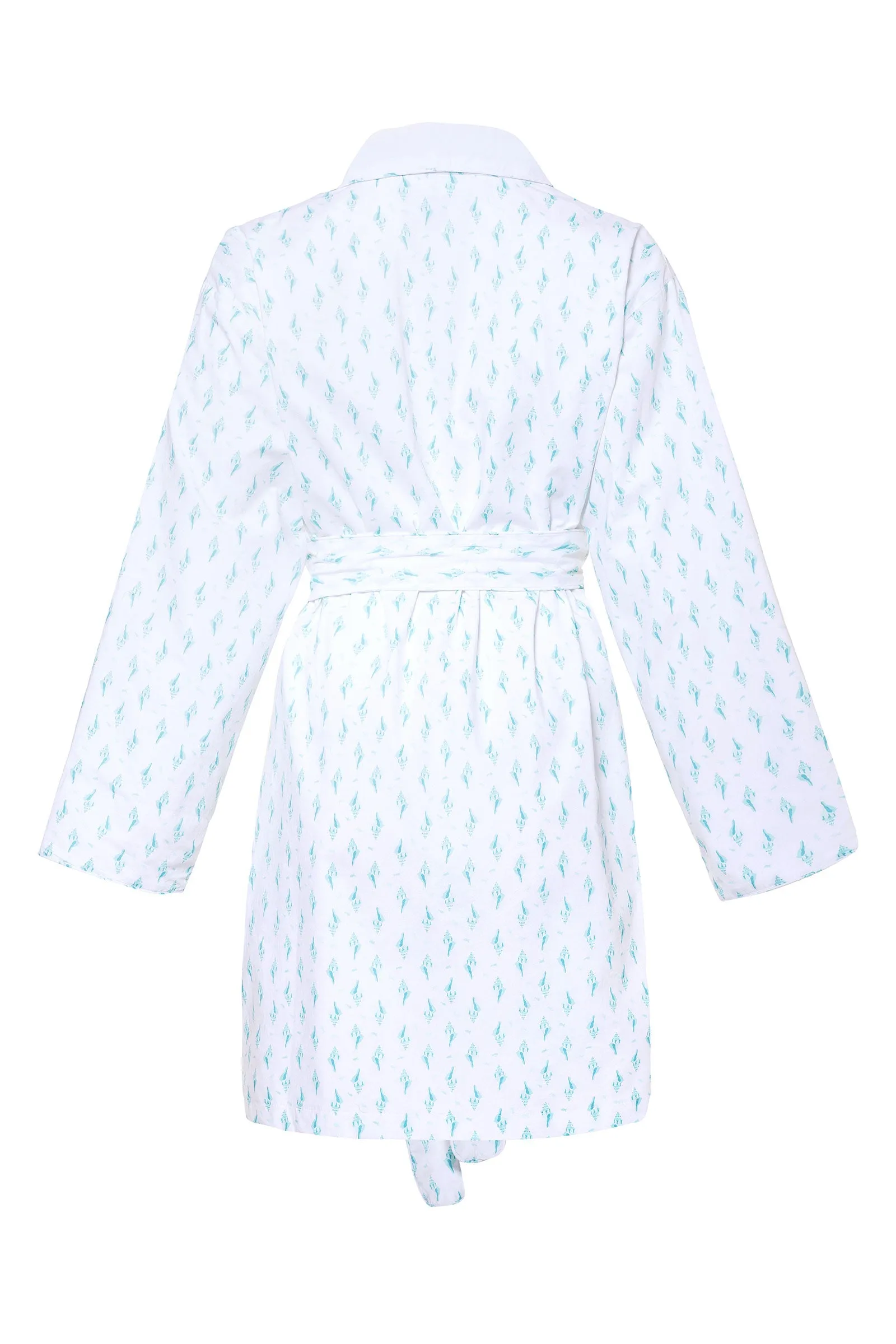 Lorient Block Print Lightweight Robe