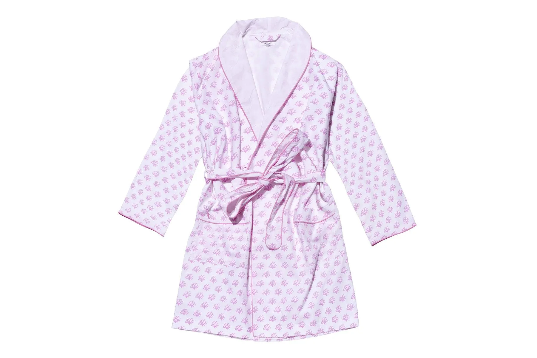 Lorient Block Print Lightweight Robe
