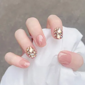 Luxury Square Cateye Pink Diamonds