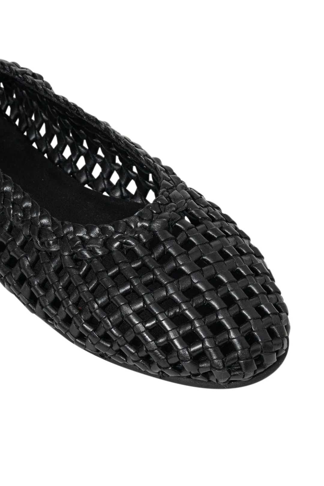Macrame Mesh Ballet Flats