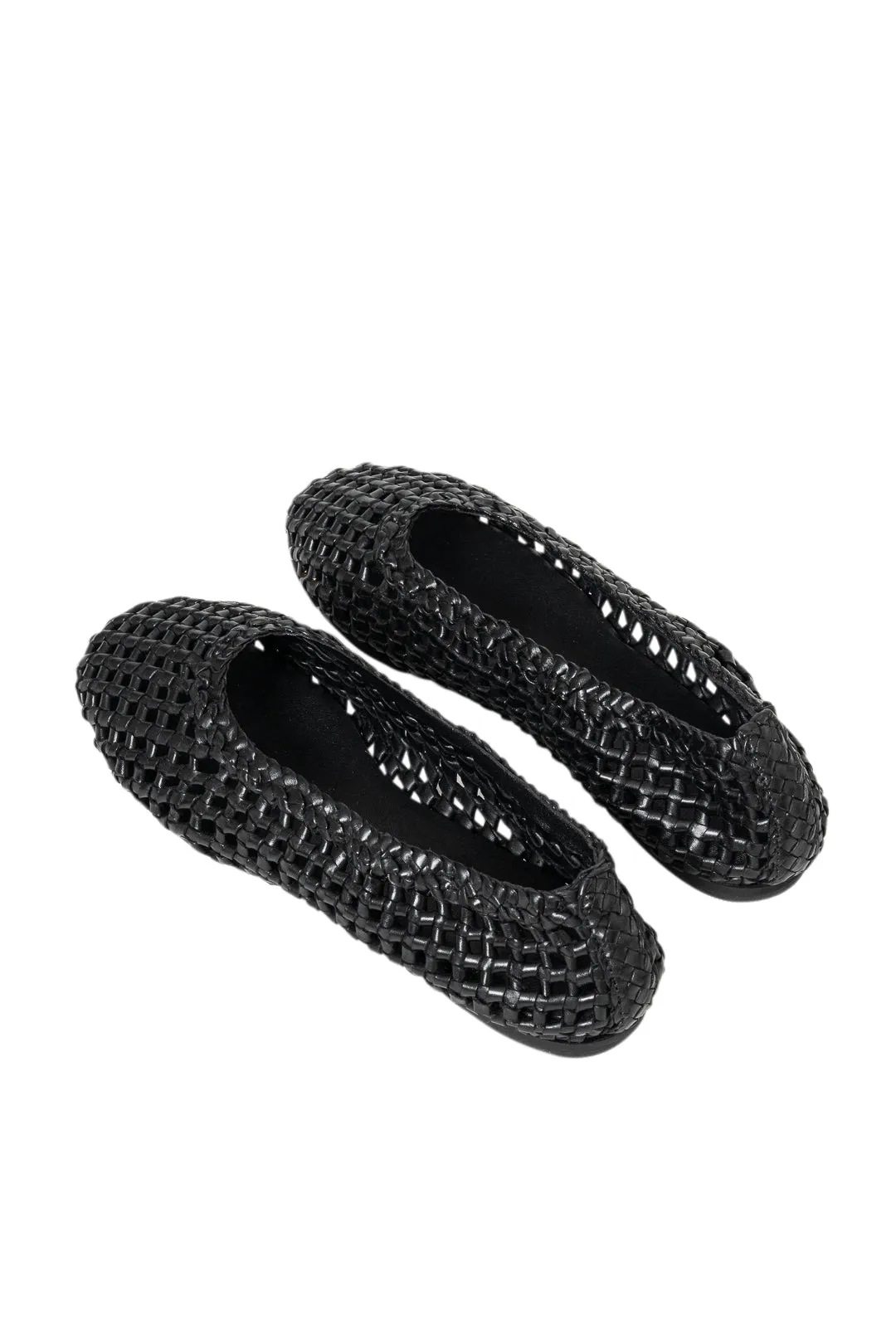 Macrame Mesh Ballet Flats