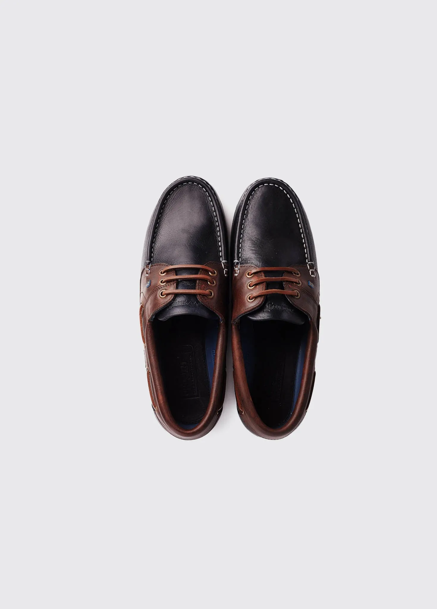 Mariner GORE-TEX Lined Boat Shoe - Navy/Brown