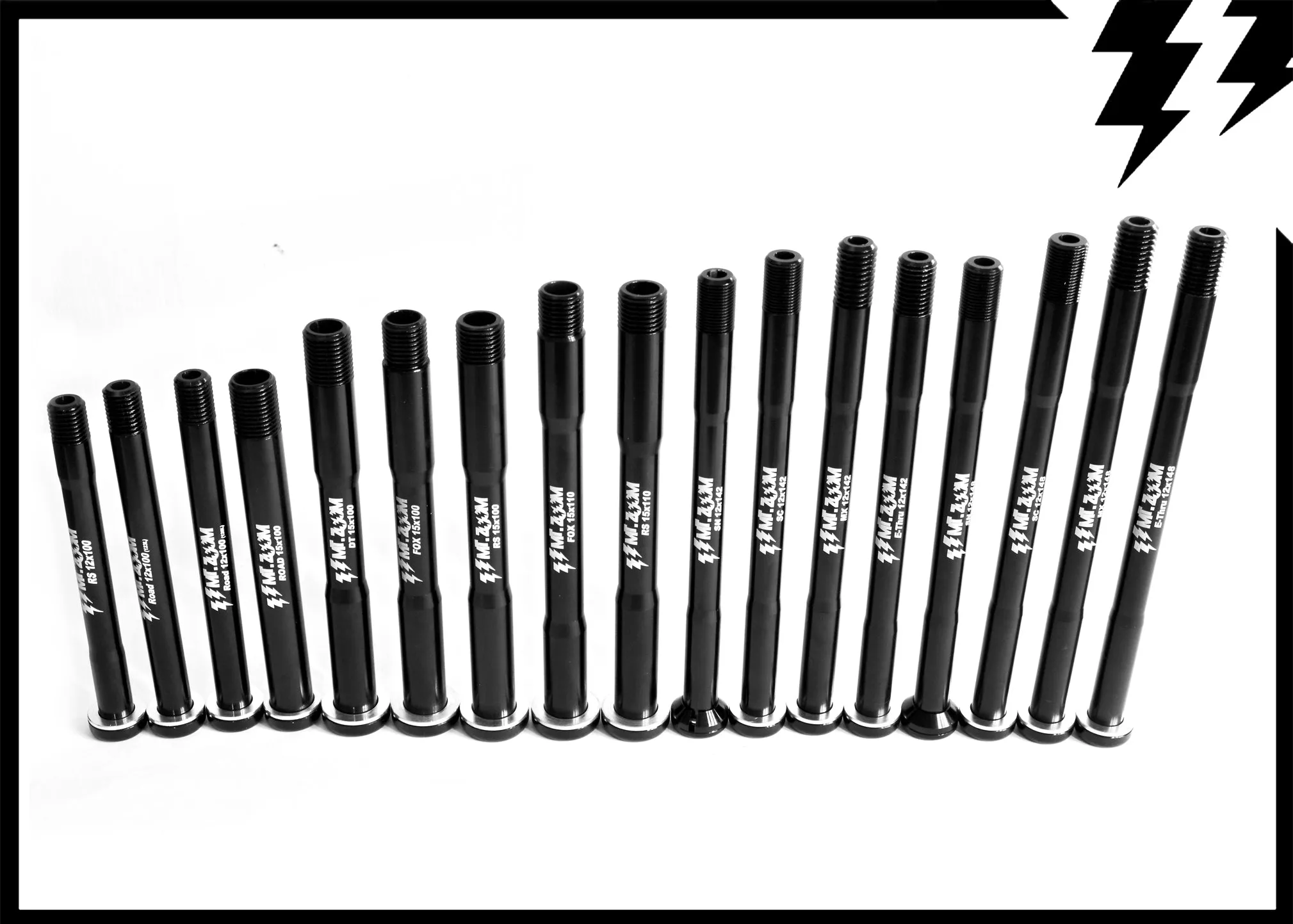 MAXLE REAR THRU AXLE 12mm X 142mm(axle)/L. 172.5mm X 1.75MM 39G (T8)