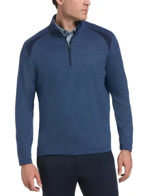 Mens Lightweight Blocked 1/4 Zip Jacket