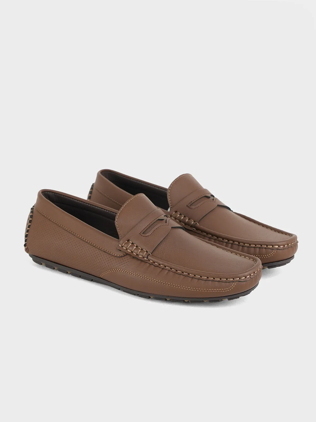 Mens "ASPIRE" Slip on Moccasin Shoes