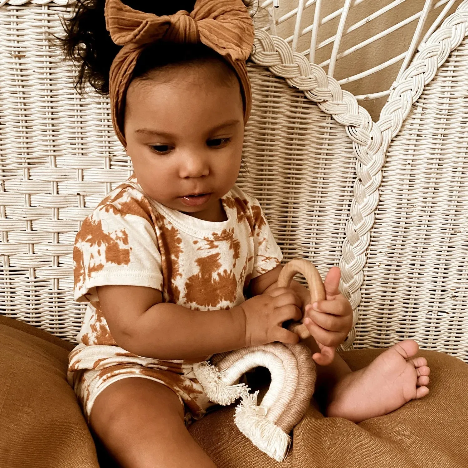 Mini-Macramé Rainbow Teething Toy