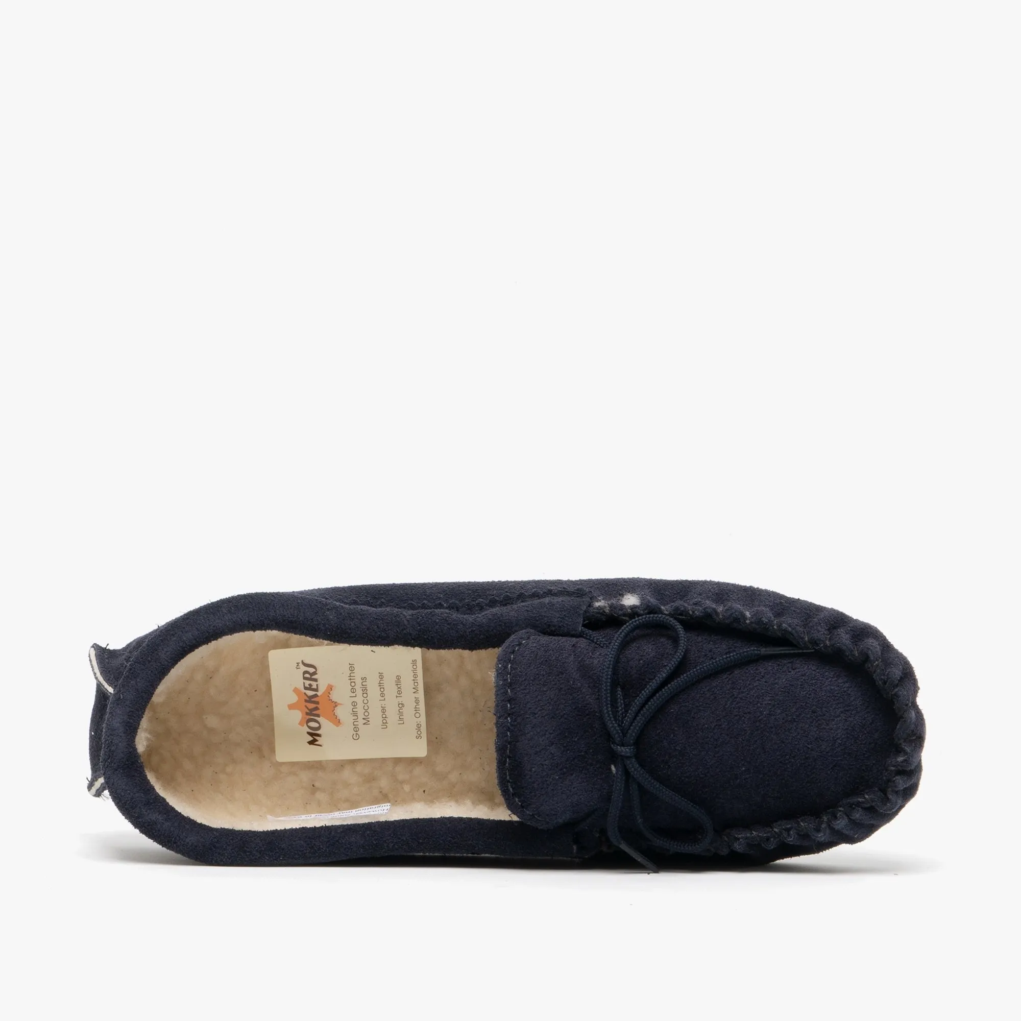 Mokkers JAKE Mens Suede Moccasins Navy