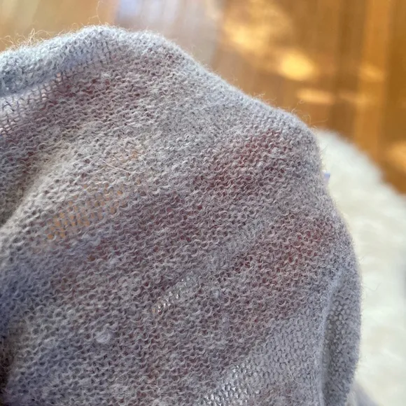 NWOT Zara Alpaca-Wool Blend Lightweight Knit Sweater