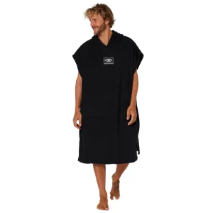 OCEAN AND EARTH Lightweight Hooded Poncho - Black