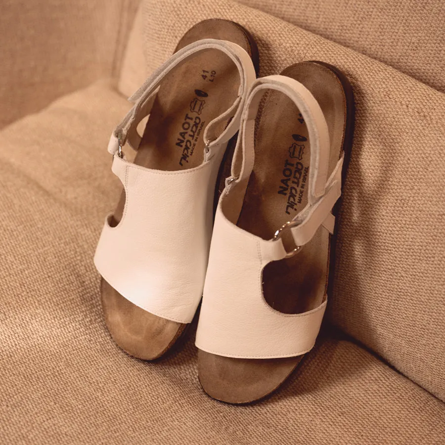 OLIVIA - WHITE - LEATHER