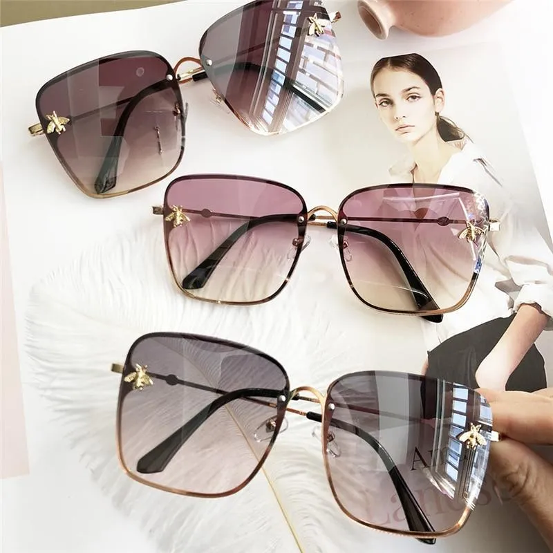 Oversize Square Sunglasses Luxury 29