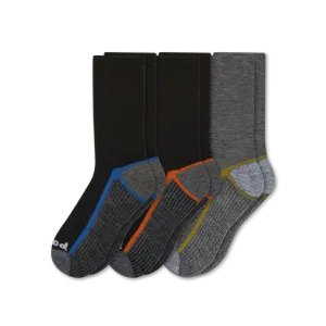 Pacas Mens Alpaca Lightweight Crew Socks 3-Pack