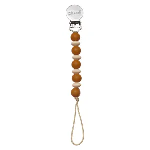Pacifier Clip - Ochre