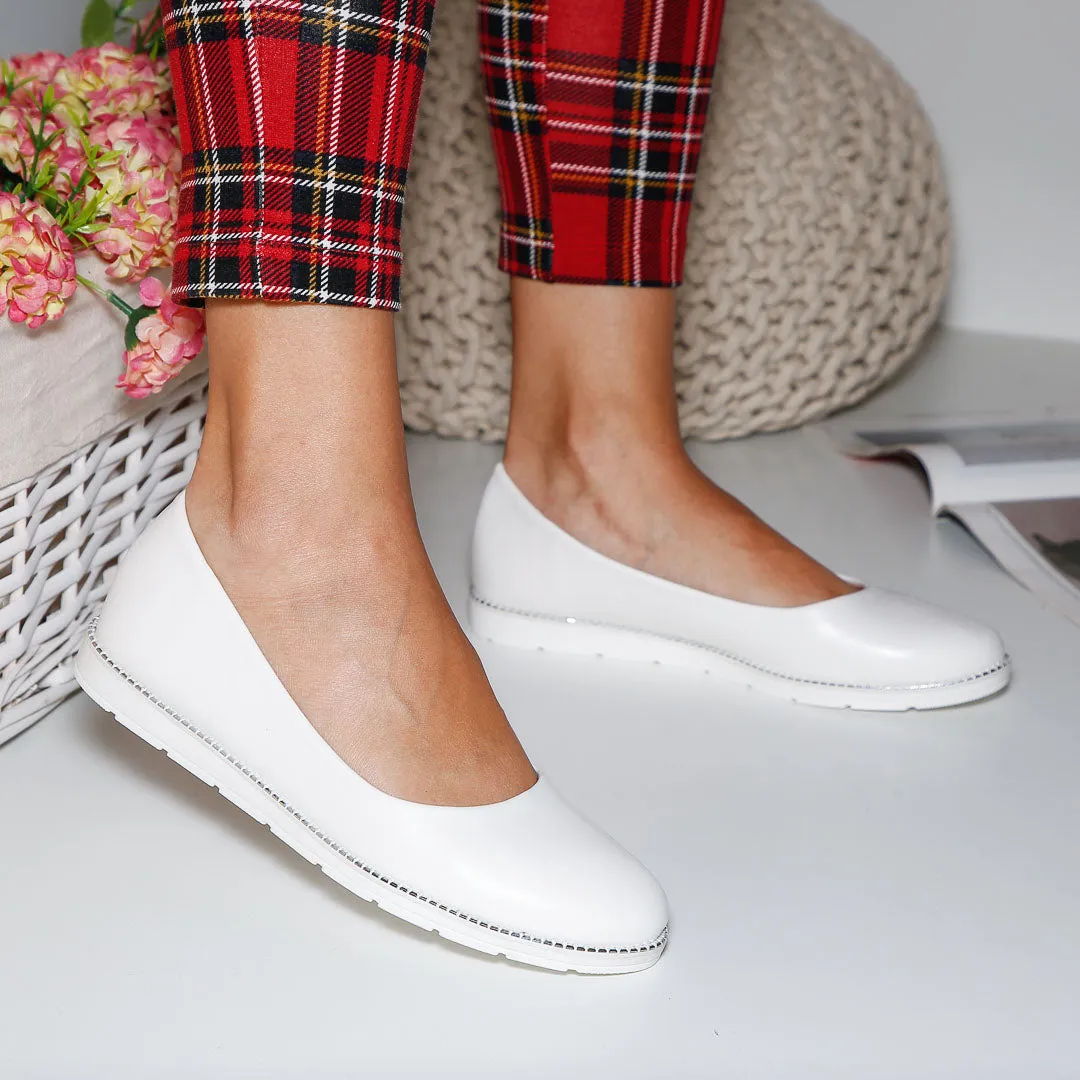 Pantofi dama Iziza - White