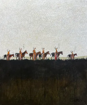 Parade of Indian Chiefs on Their Mounts