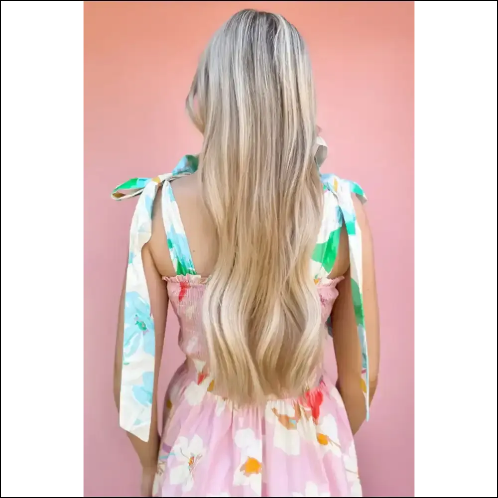 Pink Floral Maxi Dress: Prepare for Compliments, ! Knotted Shoulder Perfection from Needful Things. 💖