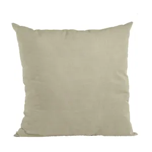 Plutus Oyster Solid Shiny Velvet Luxury Throw Pillow