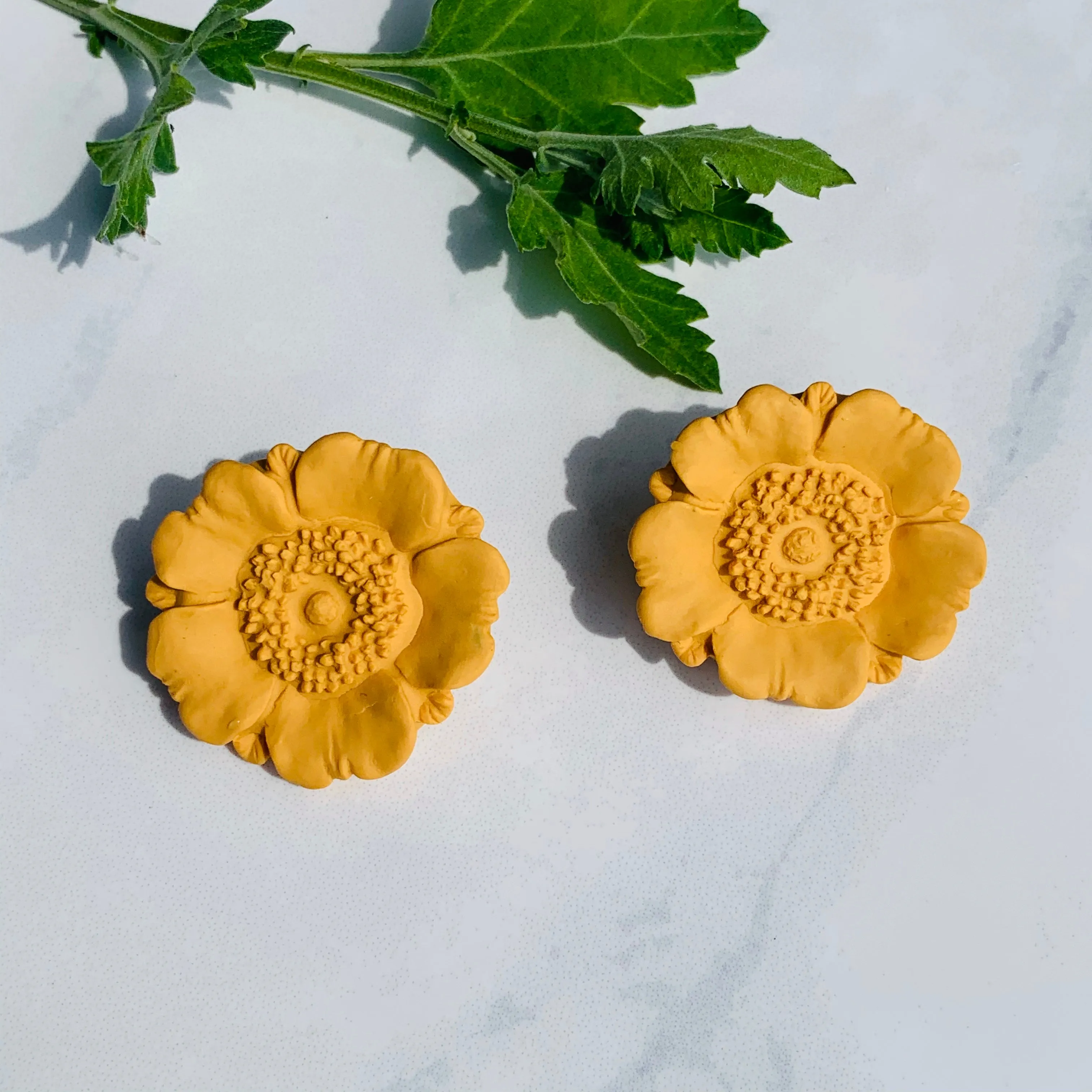 Poppy Flower Studs