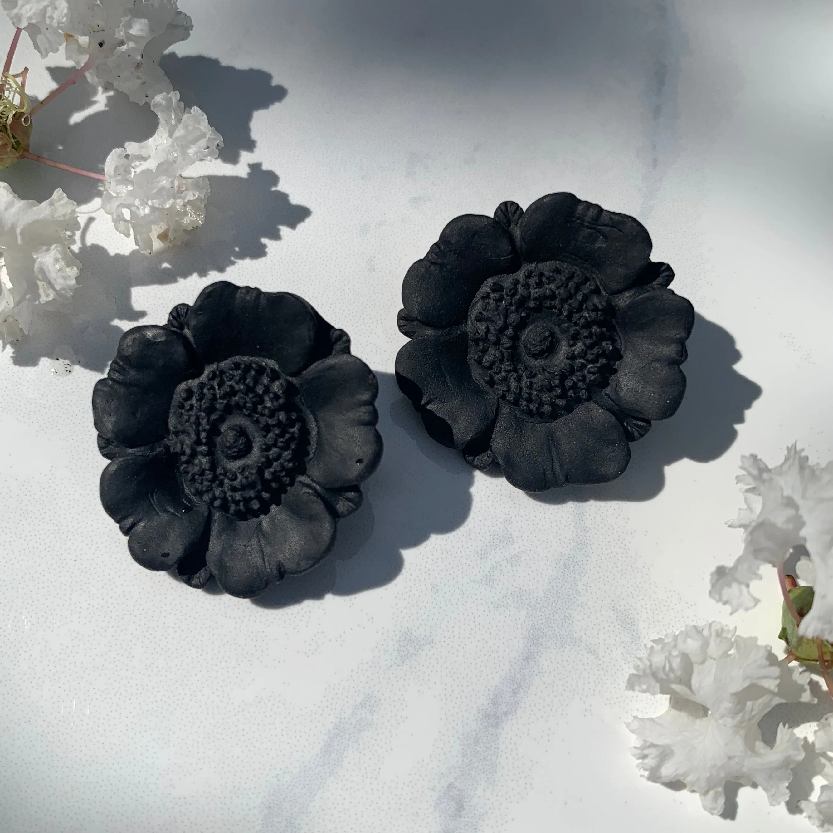 Poppy Flower Studs