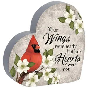 "Wings were Ready" Heart Sitter