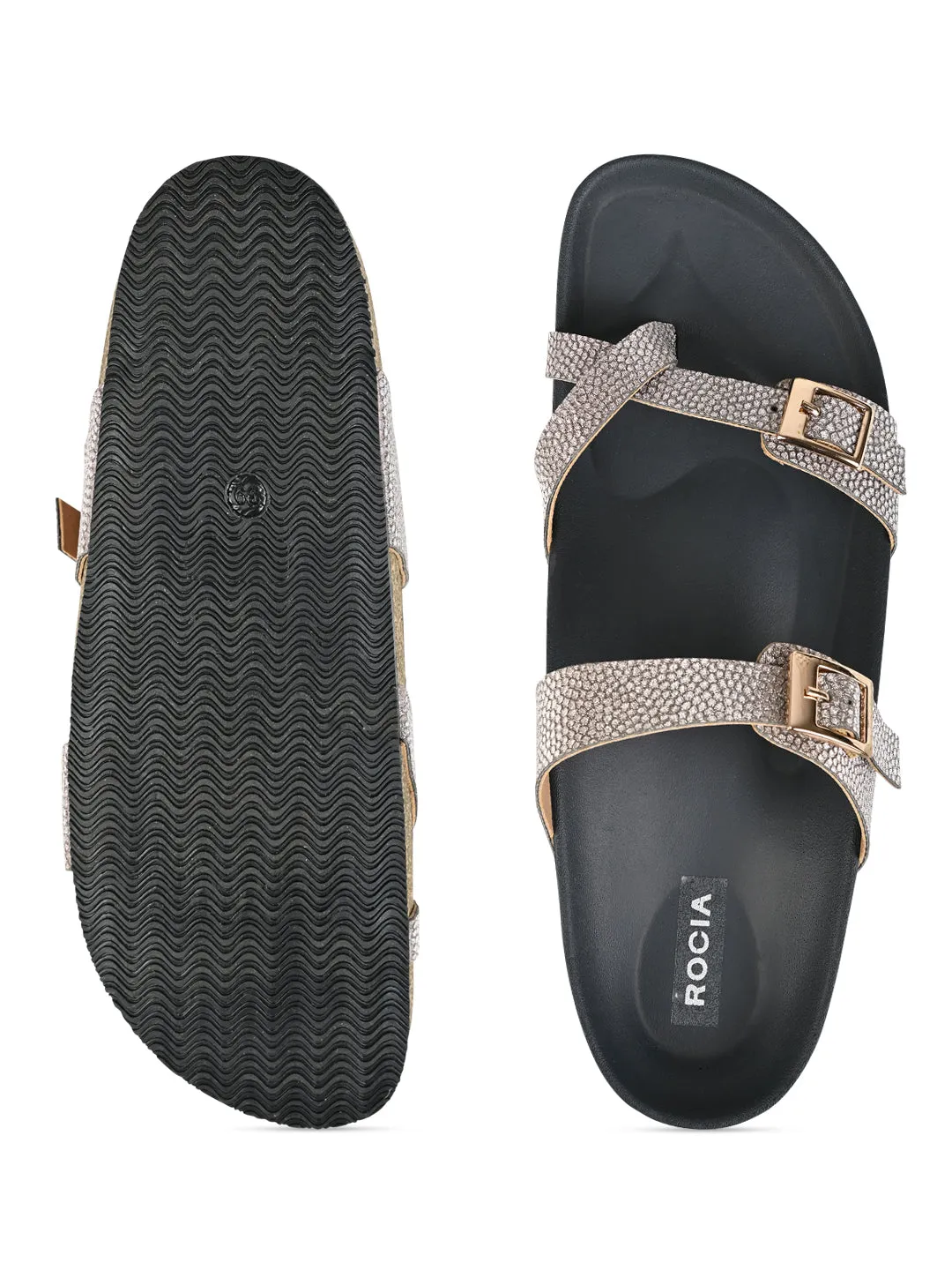Rocia By Regal Antique Gold Women Casual Flats
