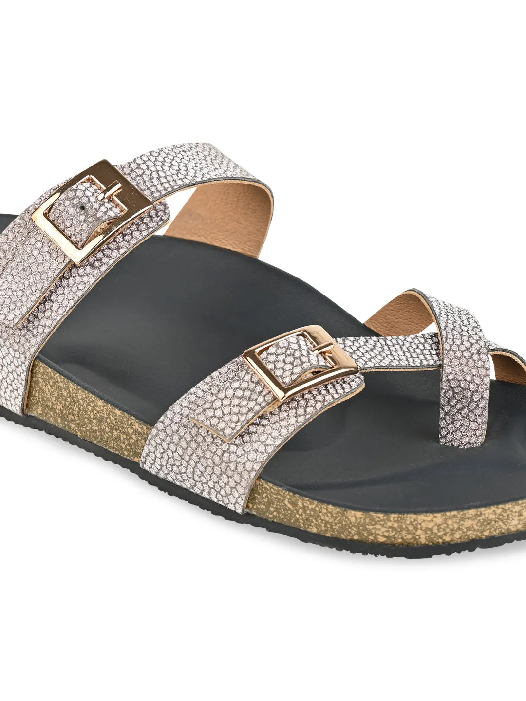 Rocia By Regal Antique Gold Women Casual Flats
