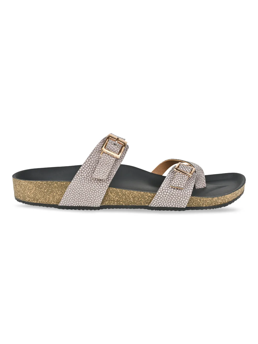 Rocia By Regal Antique Gold Women Casual Flats