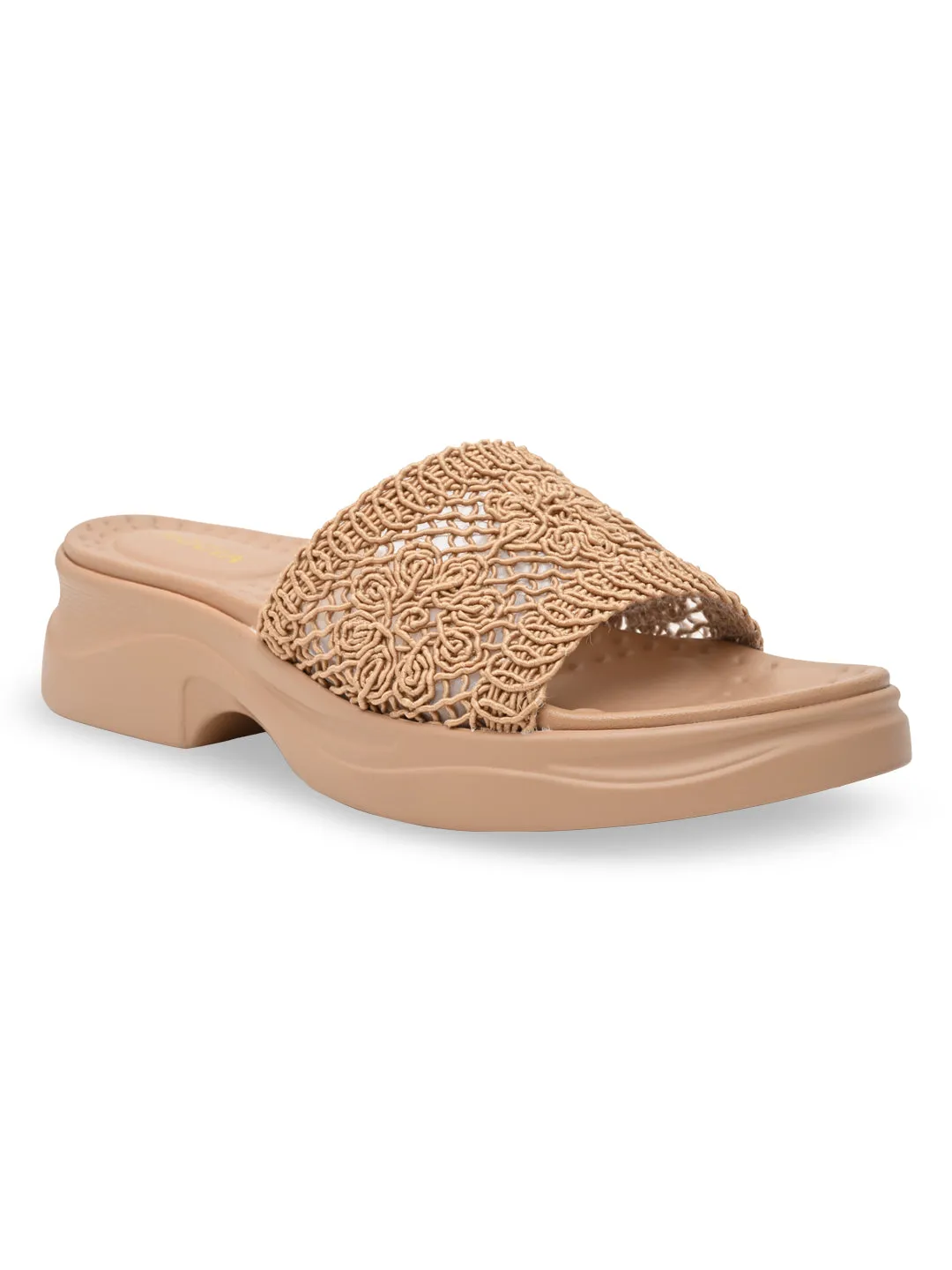 Rocia By Regal Beige Women Casual Funky Flats