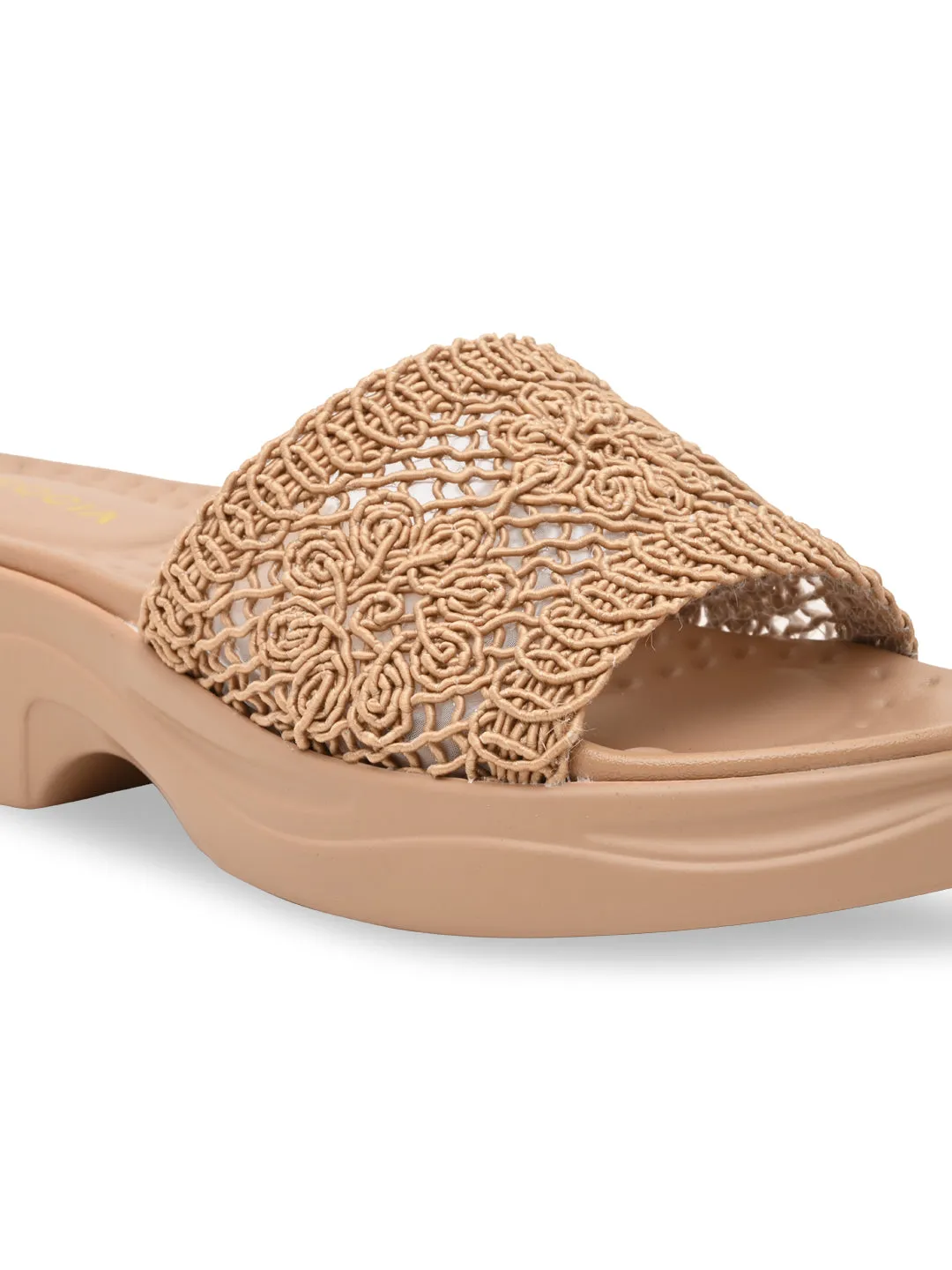 Rocia By Regal Beige Women Casual Funky Flats